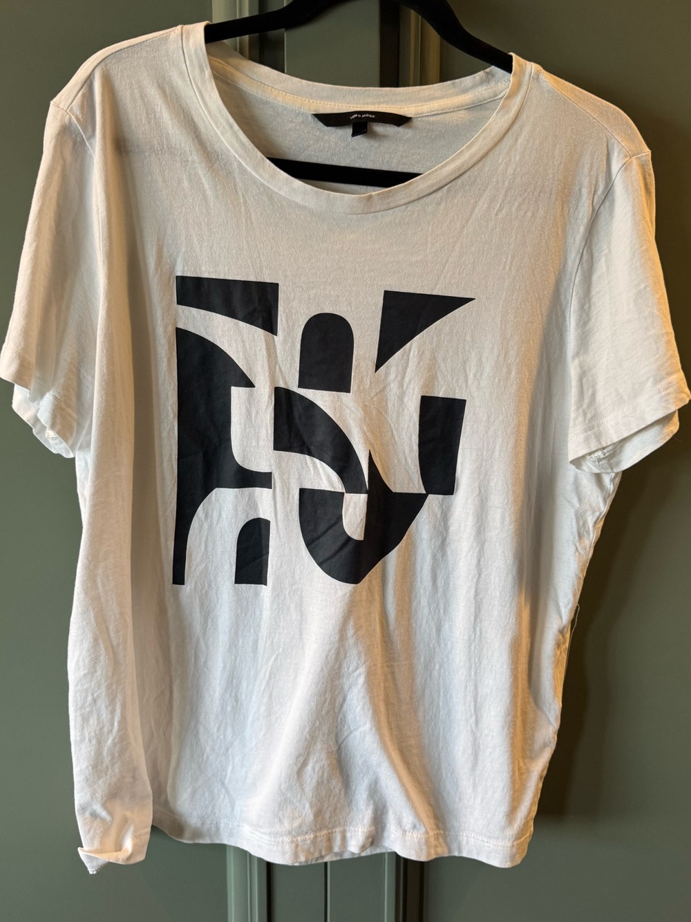 Vero Moda White Tee with Black Design.